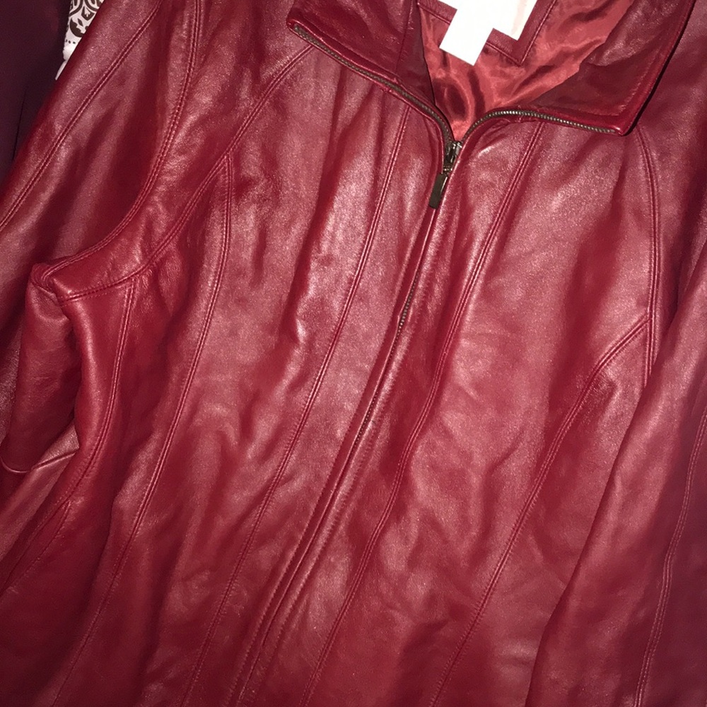 Leather jacket